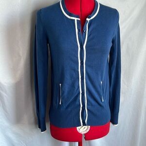 SM373 Mexx blue and white cardigan